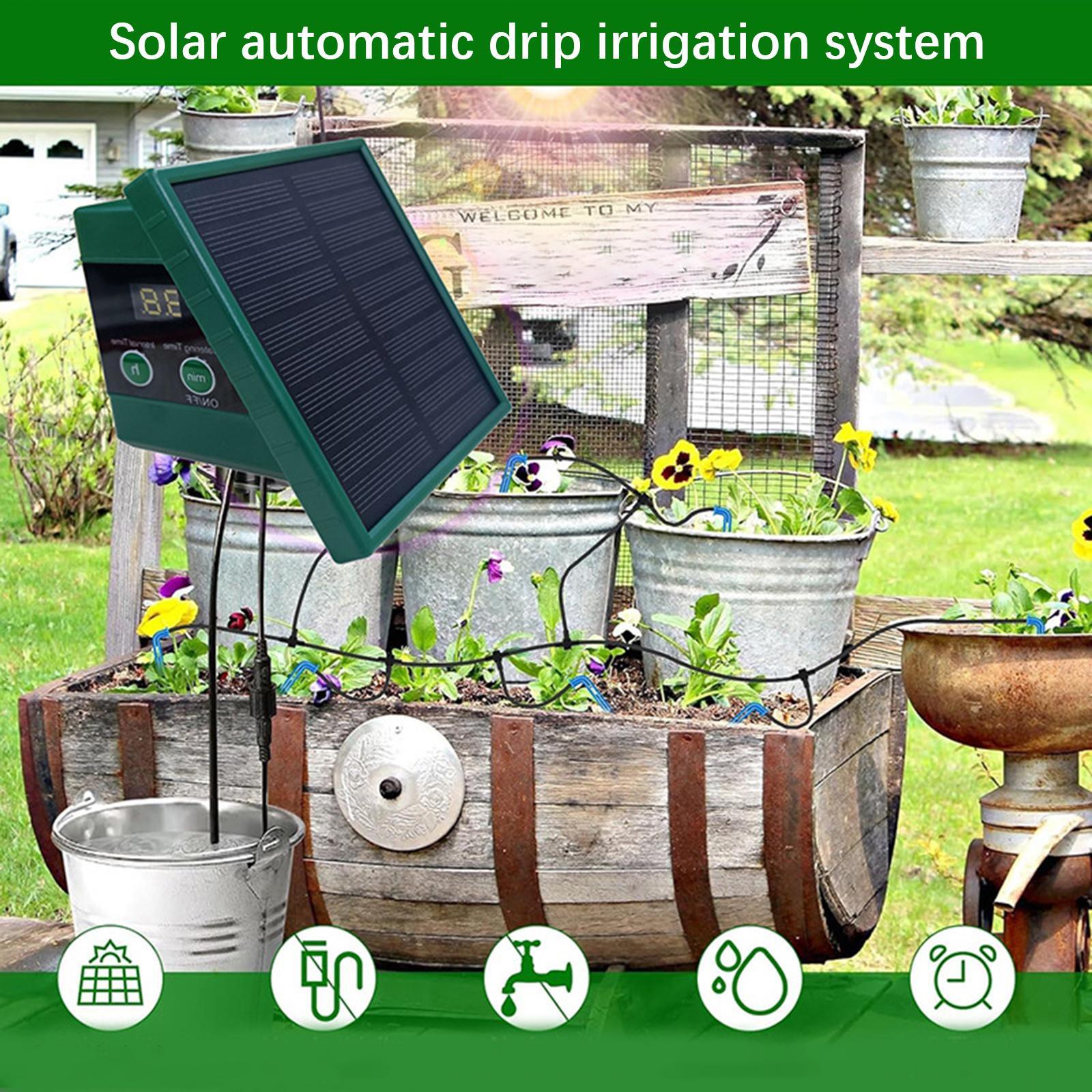 Smart Garden Greenhouse - Smart Solar Drip Irrigation Controller Kit