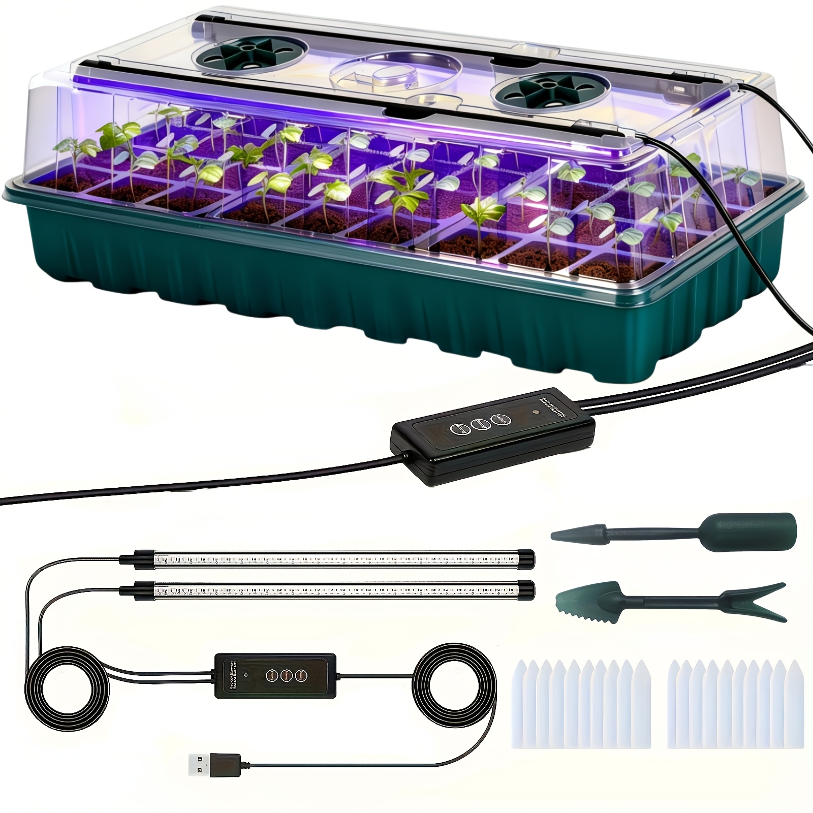 Smart Garden Greenhouse - High Dome Seedling Propagation Tray Kit