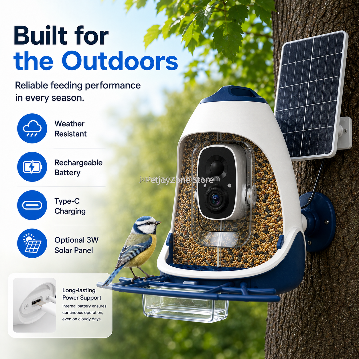 Smart Bird Feeder Camera - Wholesale IP65 Waterproof Long Battery Life