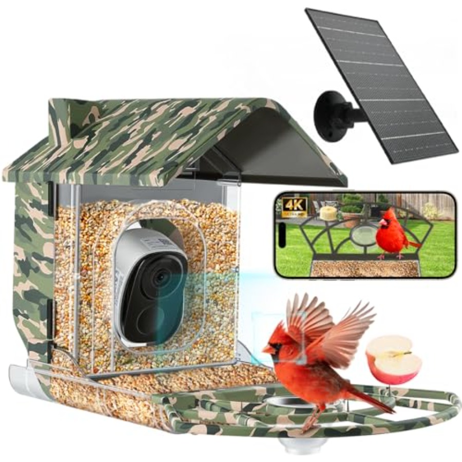 Smart Bird Feeder Camera - Smart Bird Feeder with Camera 4K