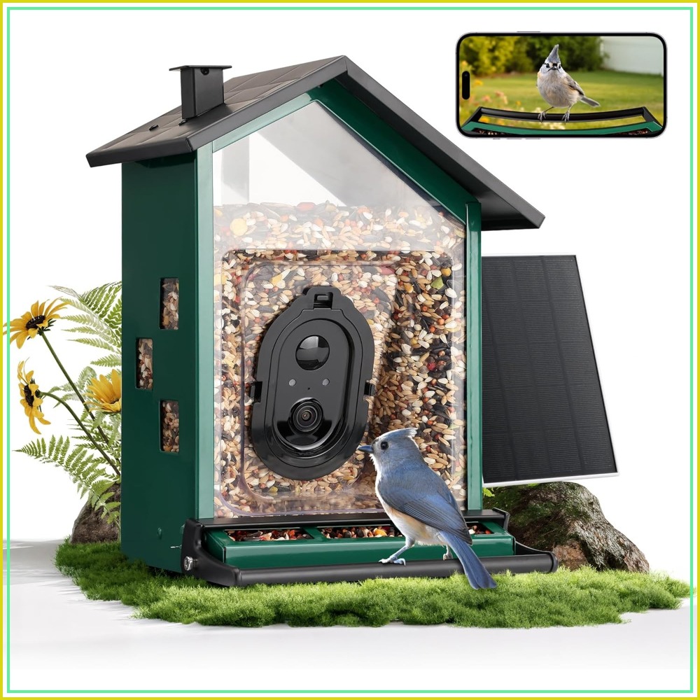Smart Bird Feeder Camera - Smart Bird Feeder with Camera, Solar