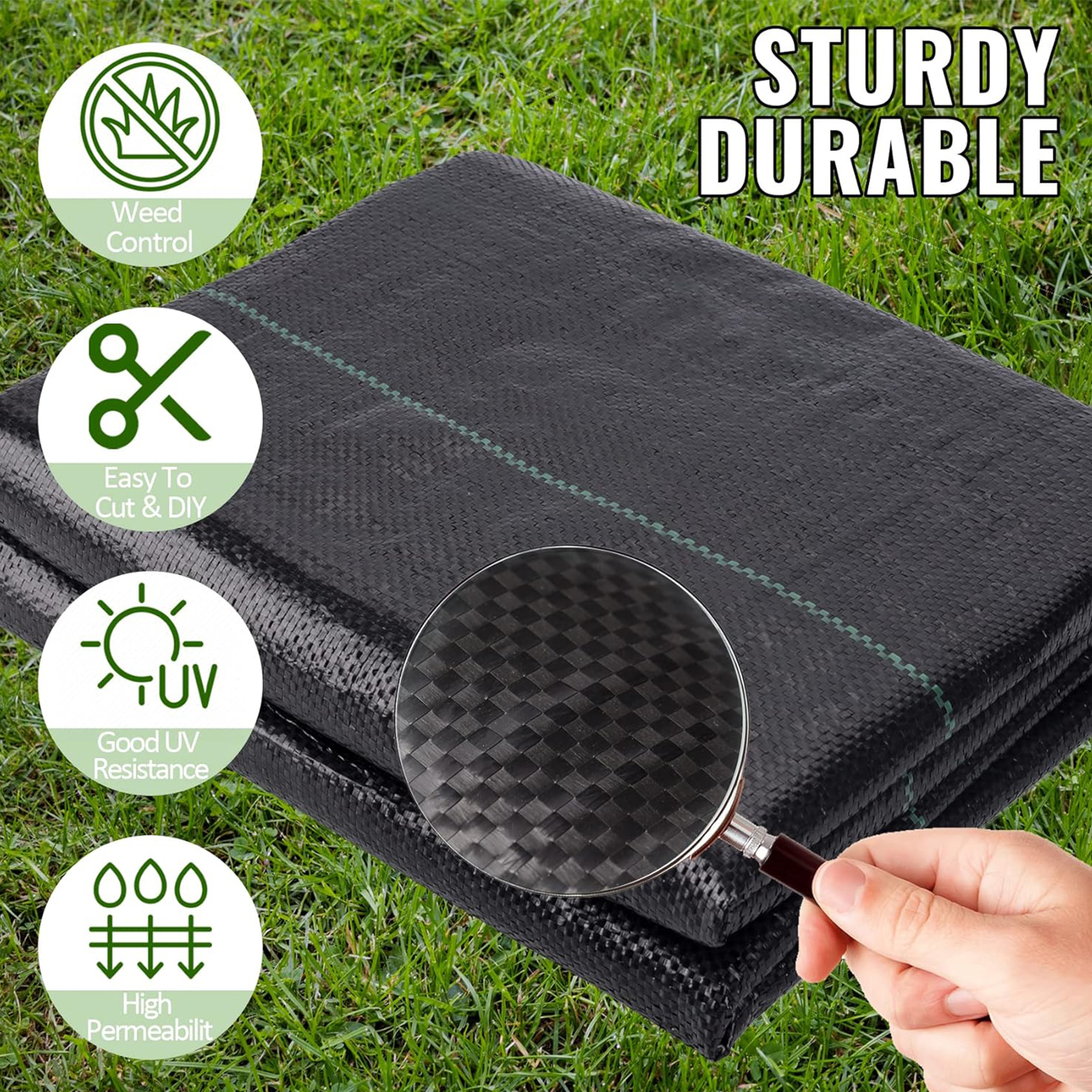 Smart Garden Greenhouse - Grass proof cloth garden agricultural weed