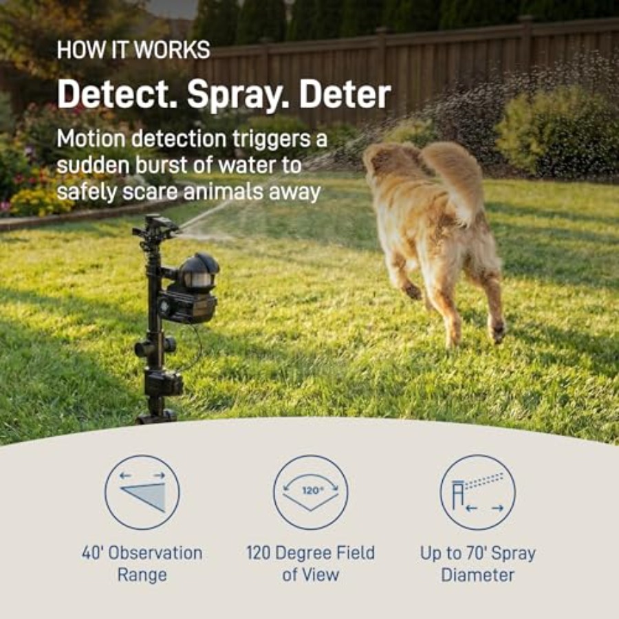 Motion-Activated Yard Sprinkle - Smart Garden Outdoor review and price