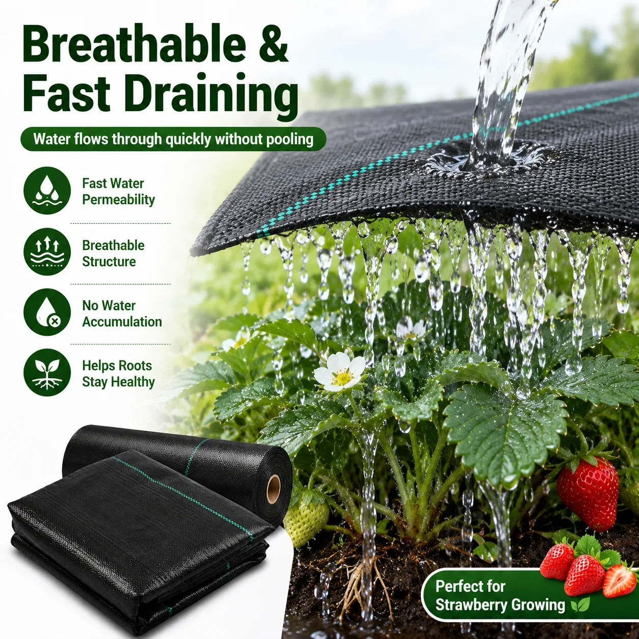 Water Permeable Weed Barrier F - Smart Garden Greenhouse review and price
