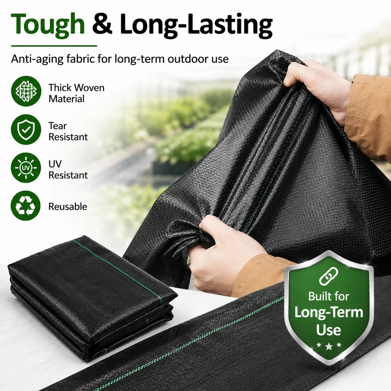 Water Permeable Weed Barrier F - Smart Garden Greenhouse review and price