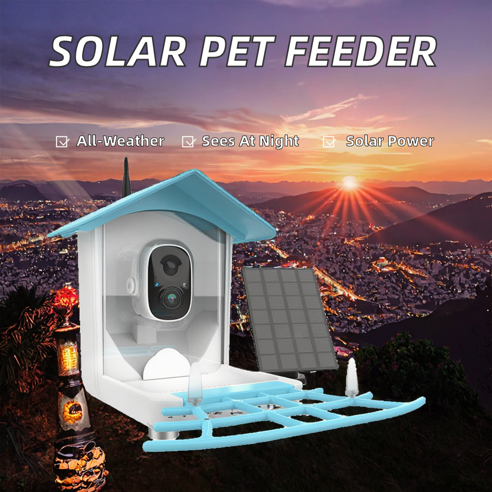 Smart Solar-Powered Pet Feeder - Smart Bird Feeder Camera review and price