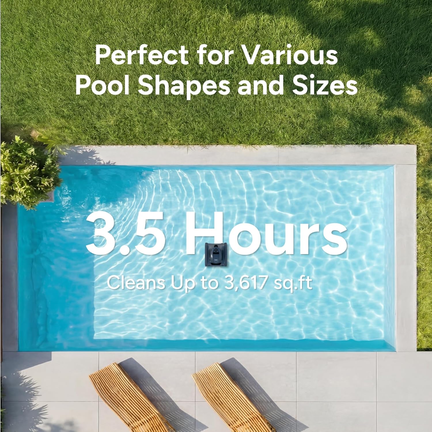Robotic Pool Cleaner KN Series - Smart Garden Outdoor review and price