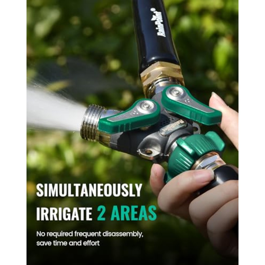 2-Way Garden Hose Splitter wit - Smart Garden Construct review and price