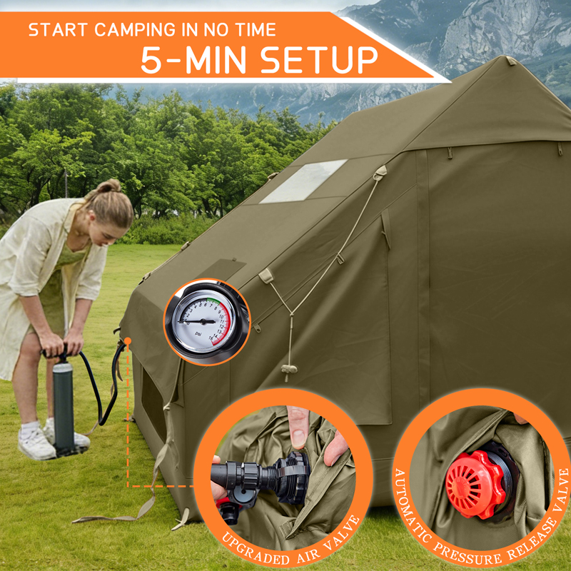 Green Air Camping Tent 2/4/6/8 - Smart Garden Click And Grow review and price
