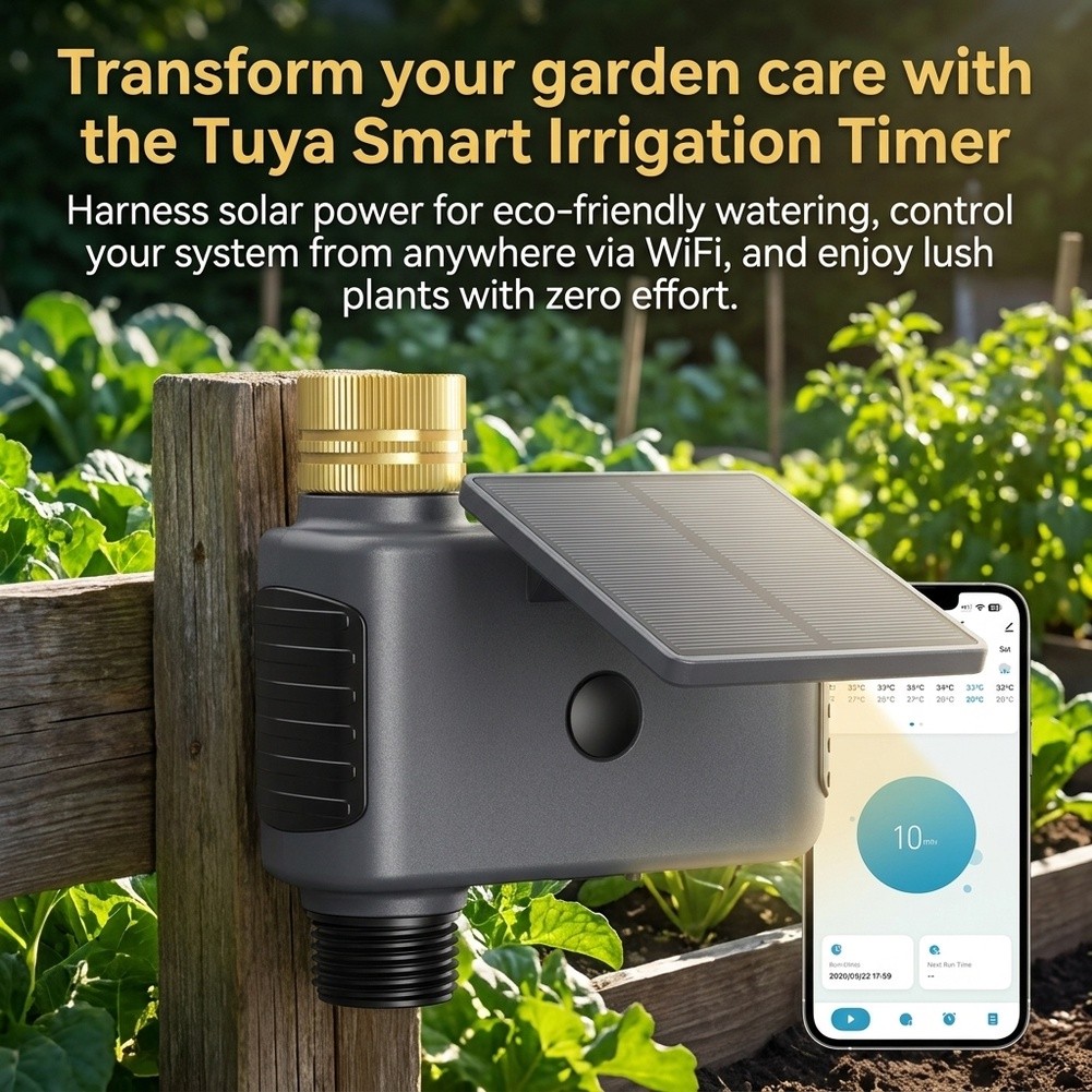 Smart WiFi Solar Irrigation Ti - Smart Garden Greenhouse review and price