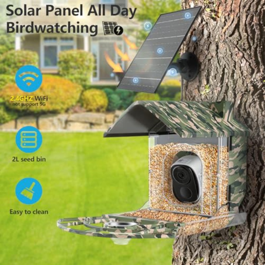 Smart Bird Feeder with Camera  - Smart Bird Feeder Camera review and price