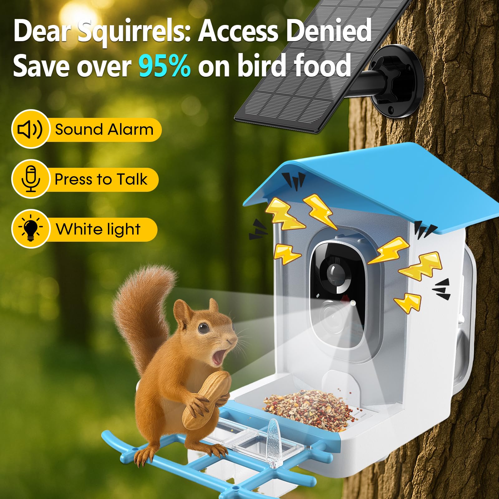 Smart Bird Feeder Camera 2K Li - Smart Bird Feeder Camera review and price