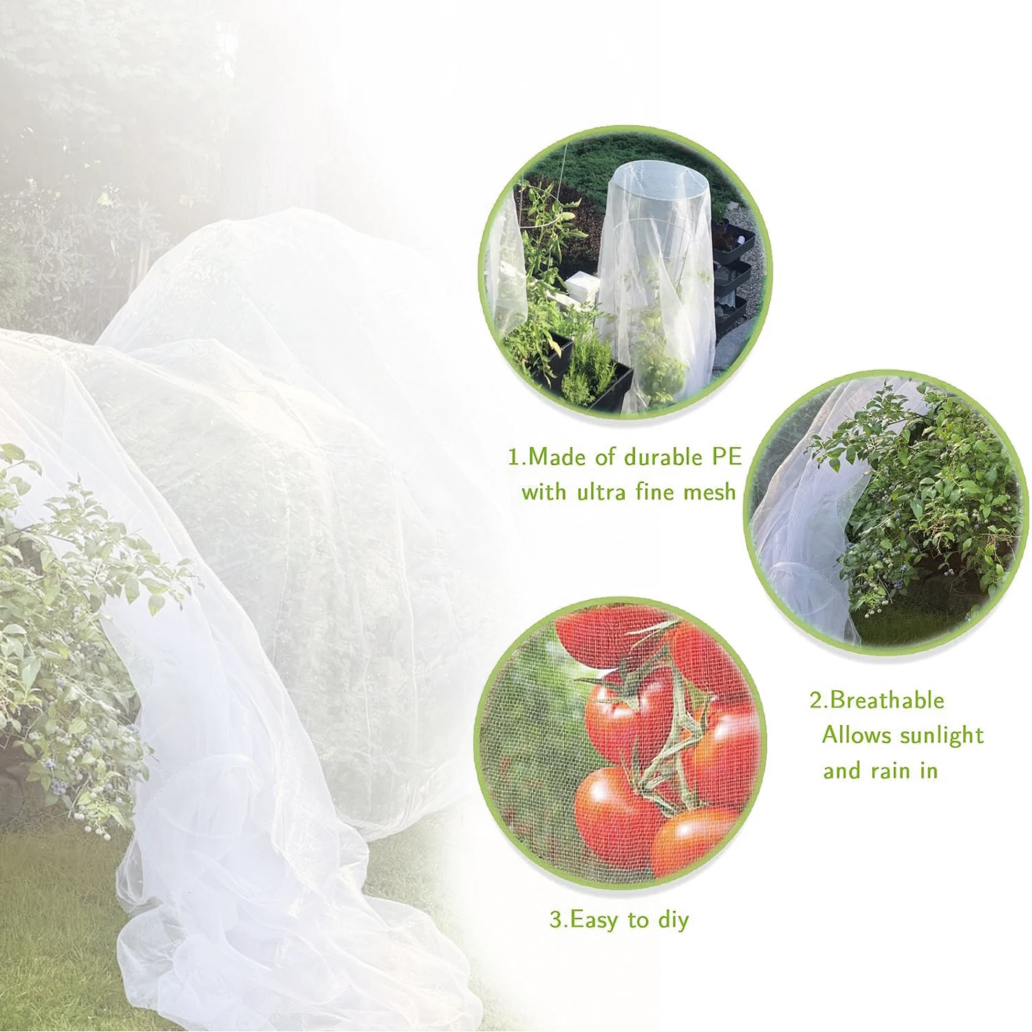 Insect Protection Net Garden P - Smart Garden Greenhouse review and price