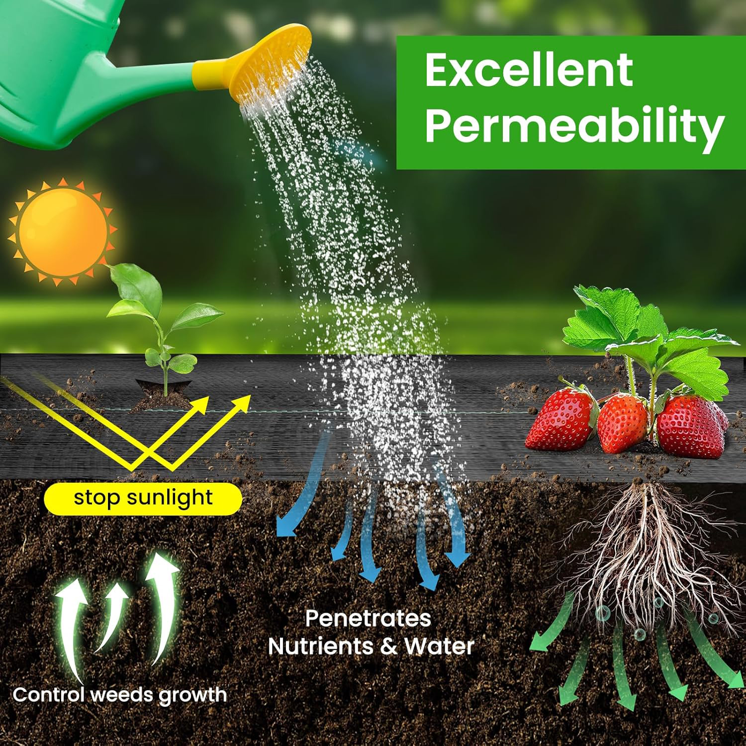 Grass proof cloth garden agric - Smart Garden Greenhouse review and price