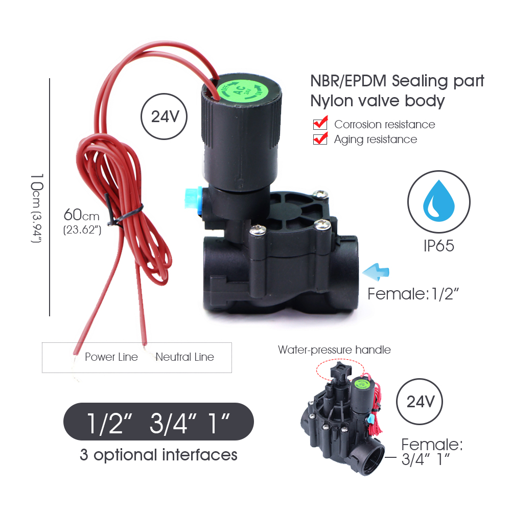 Garden Hose Solenoid Valve Con - Smart Garden Greenhouse review and price